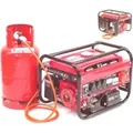 Produktbild: Gas- u. Benzin-Generator Stromerzeuger 2800 LPG Stromaggregat E-Start 06290