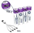 Produktbild: ANSMANN AG Li-Ion Akkus Mignon AA Typ 2000 (min. 1800 mAh) 4er 1312-0036 Akku