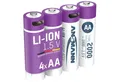 Produktbild: ANSMANN AG Ansmann Li-Ion Akku Mignon AA Typ 2.000 (min. Akku 2000 mAh (1,5 V V)