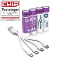 Produktbild: Ansmann Mignon AA Type 2000 LI-ION Akku USB-C 4er Blister zum HAMMERPREIS !!