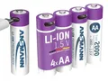 Produktbild: Ansmann LI-ION Akku mit USB-C ladbar,  AAA , AA , Baby , Mono oder E-Block