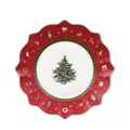 Produktbild: Villeroy & Boch Toy's Delight Frühstücksteller Rot 24 cm Weihnachtsgeschirr