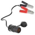 Produktbild: Zigarettenanzünder Steckdose mit Batterieklemmen 12V / 24V 16A Plus- & Minuspol