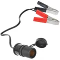 Produktbild: KFZ Auto 12V 24V Zigarettenanzünder Buchse Adapter Akku Batterie Klemme