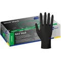 Produktbild: Meditrade Einmalhandschuhe Nitril Black, schwarz, 100 Stück, Nitril, chemikalienbeständig, lebensmittelecht, Größe S