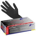 Produktbild: Meditrade® unisex Einmalhandschuhe Nitril® black schwarz Größe S, 100 St.
