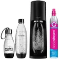 Produktbild: SodaStream Wassersprudler Terra Vorteilspack inkl. 3 Flaschen und Quick Connect Zylinder, Schwarz - Schwarz
