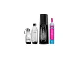 Produktbild: TERRA Wassersprudler schwarz, Vorteilspack inkl. 2x PET-Flasche 1L, 1x PET-Flasche 0,5L, 1x Quick-Connect Zylinder