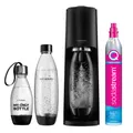 Produktbild: Sodastream Trinkwassersprudler Terra Vorteilspack schwarz mit 3 Flaschen