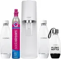 Produktbild: SodaStream Terra Vorteilspack Wassersprudler Weiss mit 3 PET-Flaschen & Zylinder