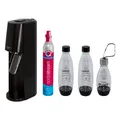Produktbild: SodaStream Terra Vorteilspack Wassersprudler schwarz inkl. drei Flaschen 1L 0,5L