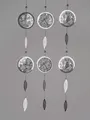 Produktbild: formano Hängedekoration Silber, Durchmesser 13 cm, Farbe: Silber, Motiv: Frühjahr
