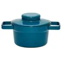 Produktbild: RIess Aromapot Emaille Topf mit Deckel 16 cm 0,75 Liter Silent Blue