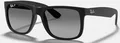 Produktbild: Ray-Ban RB4165 622 Justin Classic S black / gray