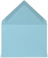 Produktbild: Rössler Briefumschlag Briefumschläge Coloretti VE=5 Stück C7 himmelblau