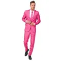 Produktbild: Opposuits Partyanzug Suitmeister Anzug einfarbig Plus Size pink rosa XXL (62)
