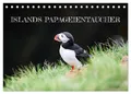 Produktbild: CALVENDO Wandkalender Islands Papageientaucher (Tischkalender 2026 DIN A5 quer), CALVENDO Mo