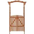 Produktbild: vidaXL Pergola mit Tor 116x40x204 cm Massivholz Tanne