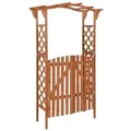 Produktbild: vidaXL Pergola mit Tor 116x40x204 cm Massivholz Tanne