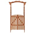 Produktbild: vidaXL Pergola, mit Tor 116x40x204 cm Massivholz Tanne