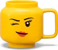 Produktbild: Room Copenhagen LEGO Keramiktasse Winking Girl (gelb) (41460803)