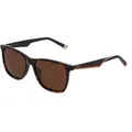 Produktbild: Fila FIASFI461 Unisex-Sonnenbrille Vollrand Quadratisch Kunststoff-Gestell, braun