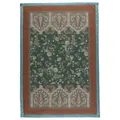Produktbild: Bassetti Plaid Indian Roses V1 Petrolio 135x190 - Florale Eleganz Granfoulard