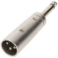 Produktbild: Goobay XLR-Adapter, AUX-Klinke 6,35 mm, Mono-Stecker zu XLR-Stecker - 1x XLR-Stecker (3-polig) > 1x 6,35-mm-Klinkenstecker (2-polig, mono)