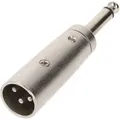 Produktbild: Goobay - Xlr-adapter, Aux-klinke 6,35 Mm, Mono-stecker Zu Xlr-stecker, 1x Xlr-stecker (3-polig) 1x 6,35-mm-klinkenstecker (2-polig, Mono).