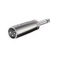 Produktbild: XLR Adapter 3-polig XLR Stecker auf 6.35mm mono Stecker