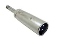 Produktbild: XLR Adapter, 6,35 mm mono Klinkenstecker auf 3-polig Mikrofon XLR-Stecker