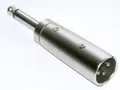 Produktbild: Audio-Adapter Metall XLR-Stecker > 6,3 mm Klinkenstecker Klinke 6,3mm