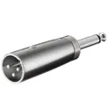 Produktbild: Audio Adapter XLR Adapter XLR Stecker auf AUX Klinke 6.35 mm Stecker