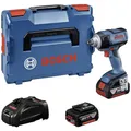 Produktbild: Bosch Professional 18V System Akku Drehschlagschrauber GDS 18V-300 (inkl. 2x ProCORE18V 4.0Ah, Schnellladegerät GAL 18V-40, Einlage, Einlage für Zubehör, L-BOXX)