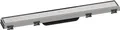 Produktbild: hansgrohe Fertigset Duschrinne RainDrain Match, Abflussrinne 600mm, Bodenablauf Dusche mit höhenverstellbarem Rahmen, Edelstahl gebürstet