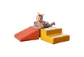 Produktbild: IGLUSoftplay IGLU SET 27 Mini Corner Climber, Helles Pastell - Schaumstoffbausteine Spielbauklötze, Altersempfehlung: 9–21 Monate, Maße: L 40 × B 40 × H 59,5 cm,9 kg