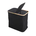 Produktbild: Wäschebox Grau Textilstoff Wäschesammler L/B/H 53 x 33 x 51 cm HTI-Living