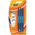 Produktbild: Bic Kugelschreiber Soft Feel blau 8373962 (Blau, 3 x) (0070330133723)