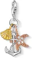 Produktbild: Thomas Sabo Charm Anhänger Anker Seestern Muschel tricolor 0992-425-14 UVP 59,-