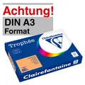 Produktbild: Clairefontaine Kopierpapier Trophée mandarin DIN A3 80 g/qm 500 Blatt