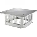Produktbild: VEVOR Schornsteinabdeckung Edelstahl 304 Kaminhaube 582x582x245mm Kaminabdeckung Vogelschutz Regenhaube Schornsteinhaube 2 Installationsmethode