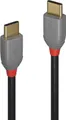 Produktbild: LINDY USB-Kabel USB 2.0 USB-C Stecker, USB-C Stecker 2.00m Schwarz 36872