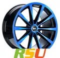 Produktbild: 4x RH Alurad GT color polished - blue 10.5x21