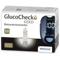 Produktbild: GlucoCheck Gold Blutzuckerteststreifen 50 St