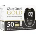 Produktbild: GlucoCheck Gold Blutzuckerteststreifen 50 St