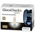 Produktbild: GLUCOCHECK GOLD Blutzuckerteststreifen 50 St