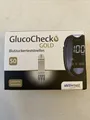 Produktbild: GlucoCheck Gold Blutzuckerteststreifen von aktivmed, Teststreifen für Diabetiker