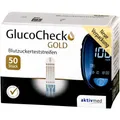 Produktbild: GLUCO CHECK GOLD Blutzuckerteststreifen 50 St
