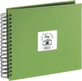 Produktbild: Hama Spiral-Album Fine Art, 28 x 24 cm, 50 schwarze Seiten, Apfelgrün