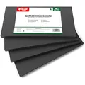 Produktbild: ATHLON TOOLS 4X MaxProtect Premium Garagen-Wandschutz selbstklebend - je 40 x 20 x 2,0 cm - Rammschutz Prallschutz Garagenpolster Türkantenschutz (Schwarz)
